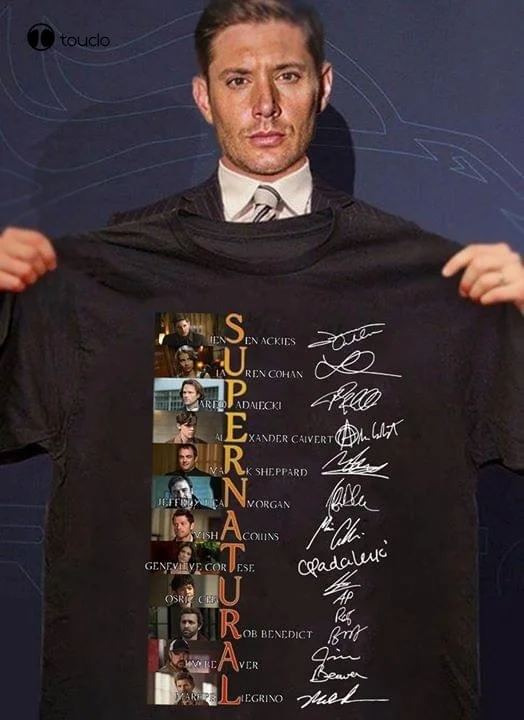 

Supernatural All Cast Signatures Unisex Shirt Tee Shirt