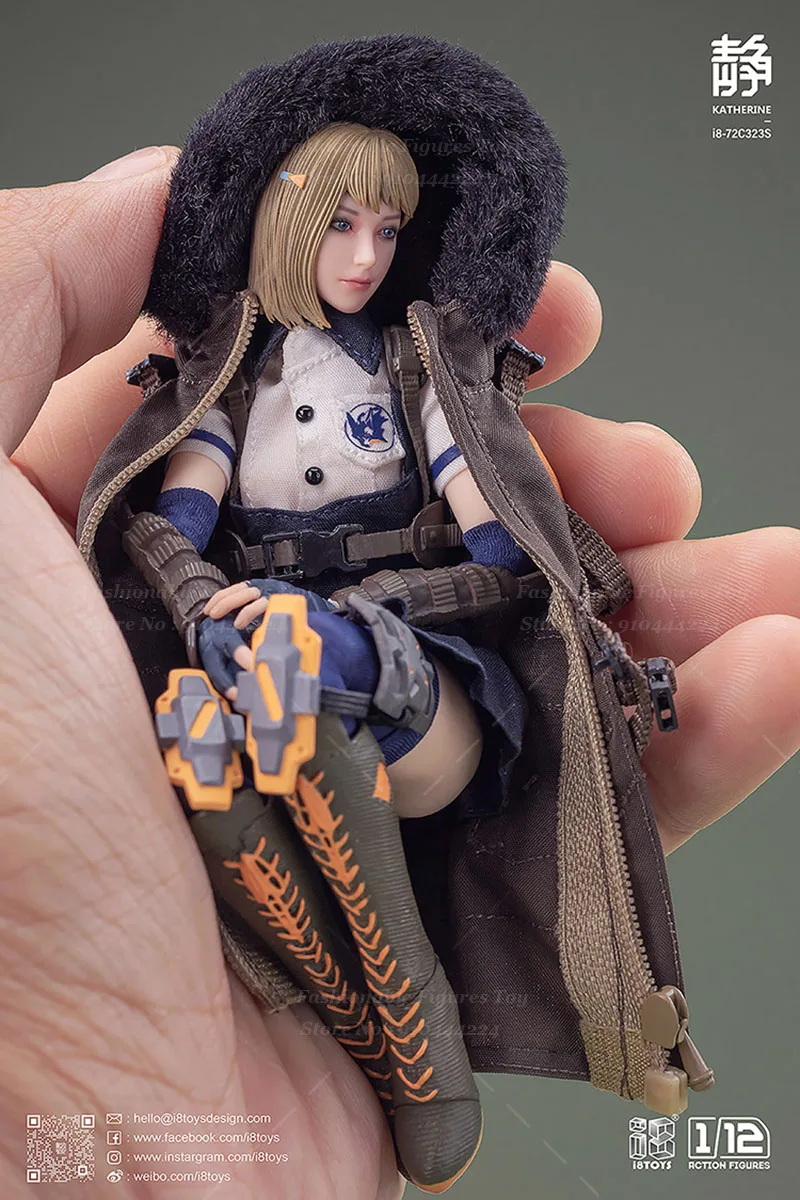 i8Toys i8-72C323 1/12 Женский солдат Кэтрин Серена Хаунд Серия Боевая девушка Полный набор