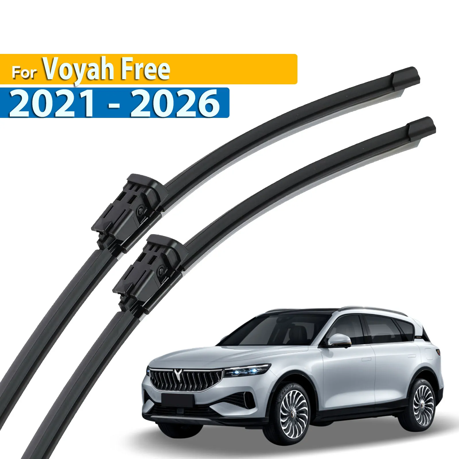 

Передние щетки стеклоочистителя Erick's LHD для Voyah Free 2021-2026, лобовое стекло, чистые окна, автомобильные щетки от дождя 26 "+ 17"