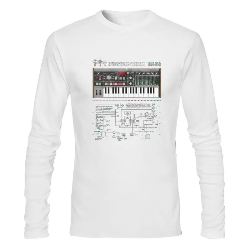 Футболка мужская с синтезатором 100% хлопок |