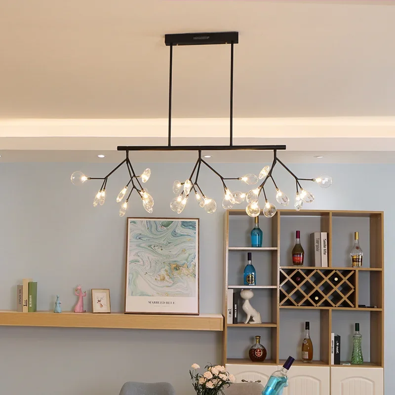 

Modern New Firefly Nordic Chandeliers Lightings Creative Personality Clothing Store Bar Lamp Strip Bedroom Restaurant Chandelier