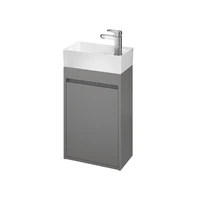 k227a modern space saving wall hung mini bathroom cabinet with sink