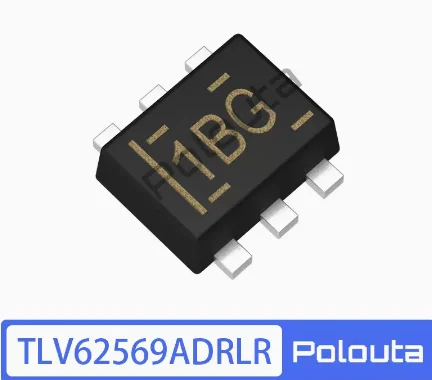 1PCS/LOT 100% New   IC TLV62569ADRLR TLV62569 1-A, 2-A Step Down Converter with Forced PWM in SOT563 Package