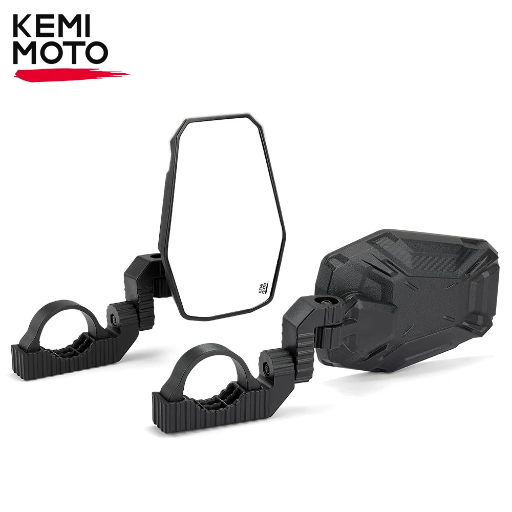 1.65" 1.75" 1.875" 2" UTV Universal Side Mirrors 3 Adjust Methods for Polaris RZR 800 for Can-Am X3 for Cf moto for Arctic Cat
