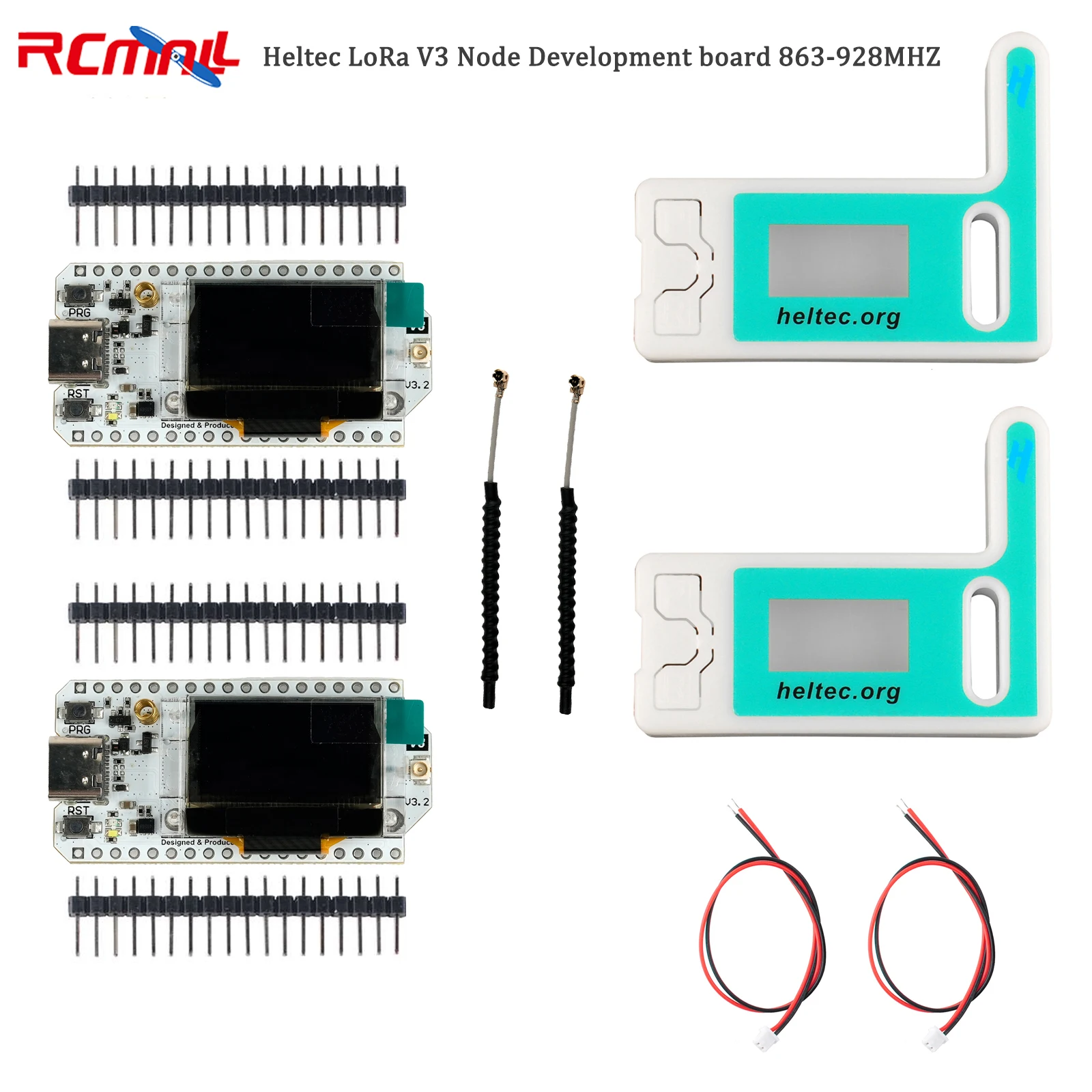 

2 комплекта LoRa32 V3 ESP32-S3 WiFi BT Макетная плата 868 МГц 915 МГц Type-C SX1262 OLED-дисплей Lora Kit для Arduino IoT Smart Home