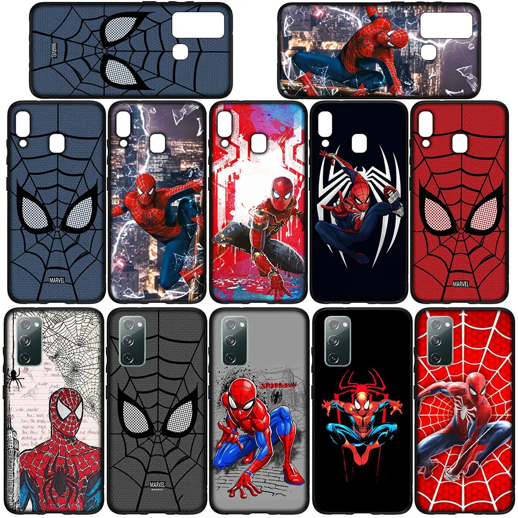 Чехол для телефона из комиксов Marvel Человек-паук Xiaomi Redmi Note 12 11 10 9 Pro 9S 10S 11S 9A 9C NFC 9T 10A