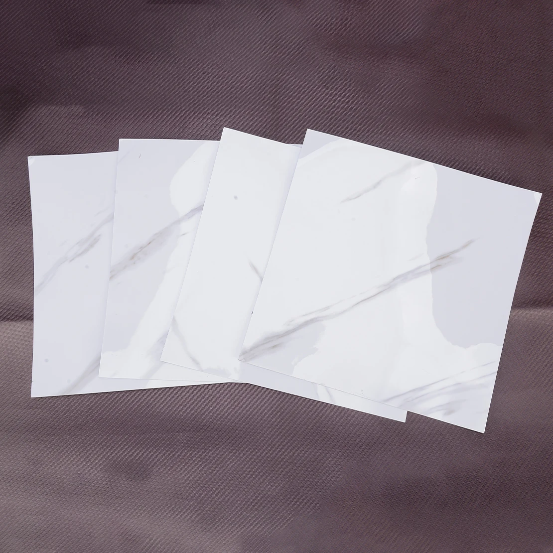 

4Pcs Self-Adhesive Kitchen Bathroom Tile Wall Floor Sticker Peel Stick Decorative Cover 30x30cm