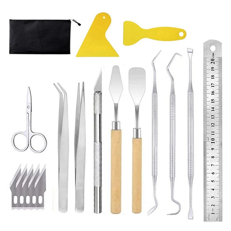 

18PCS Vinyl Tools Art Carving DIY Crafts Making Silhouette Relief Tools