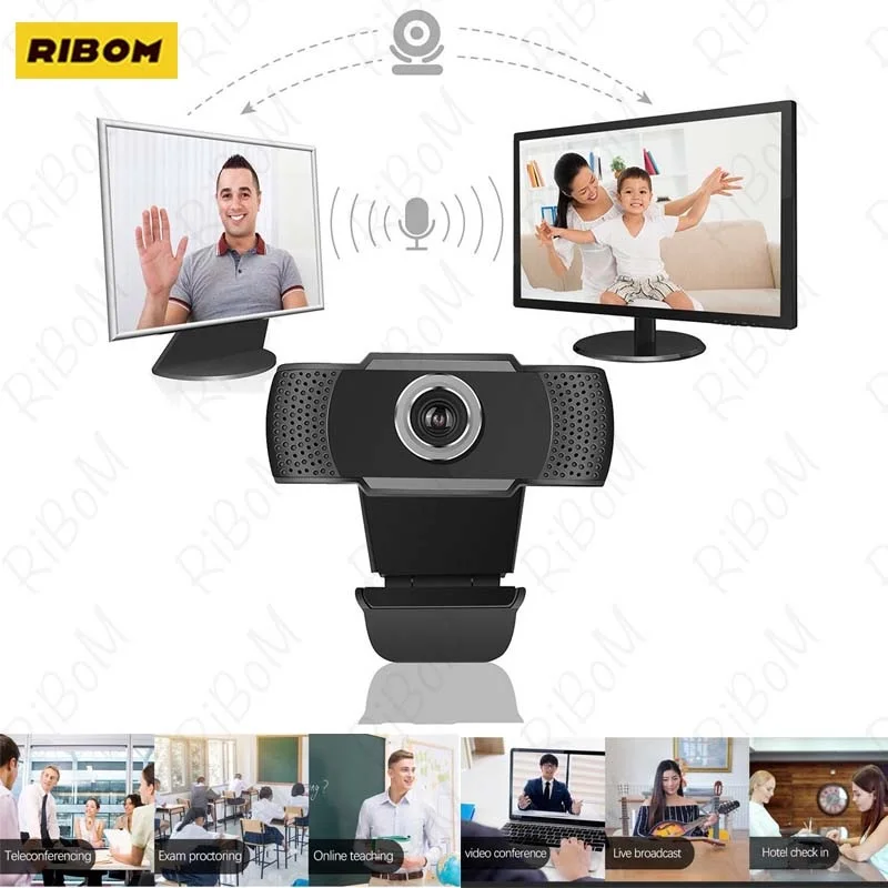 

NEW Webcam With Mic 720P HD PC Desktop Web Camera Cam Mini Computer WebCamera Cam USB Video Recording Work Webcam For PC Laptops