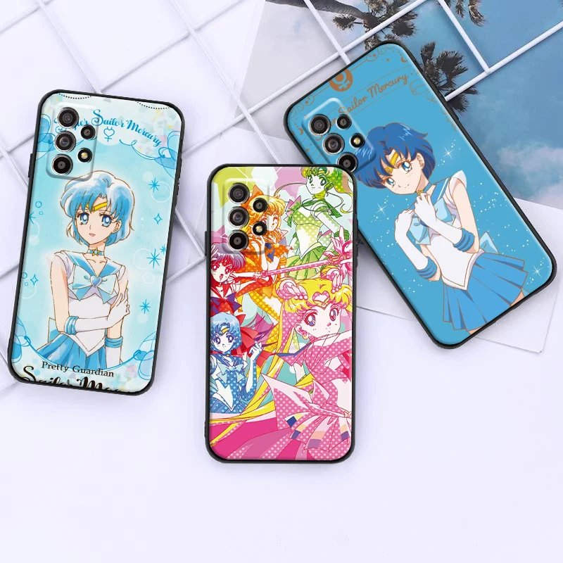 

Bandai Sailor Moon Anime For Samsung M11 M12 Phone Case Soft Funda Coque Silicone Cover Black