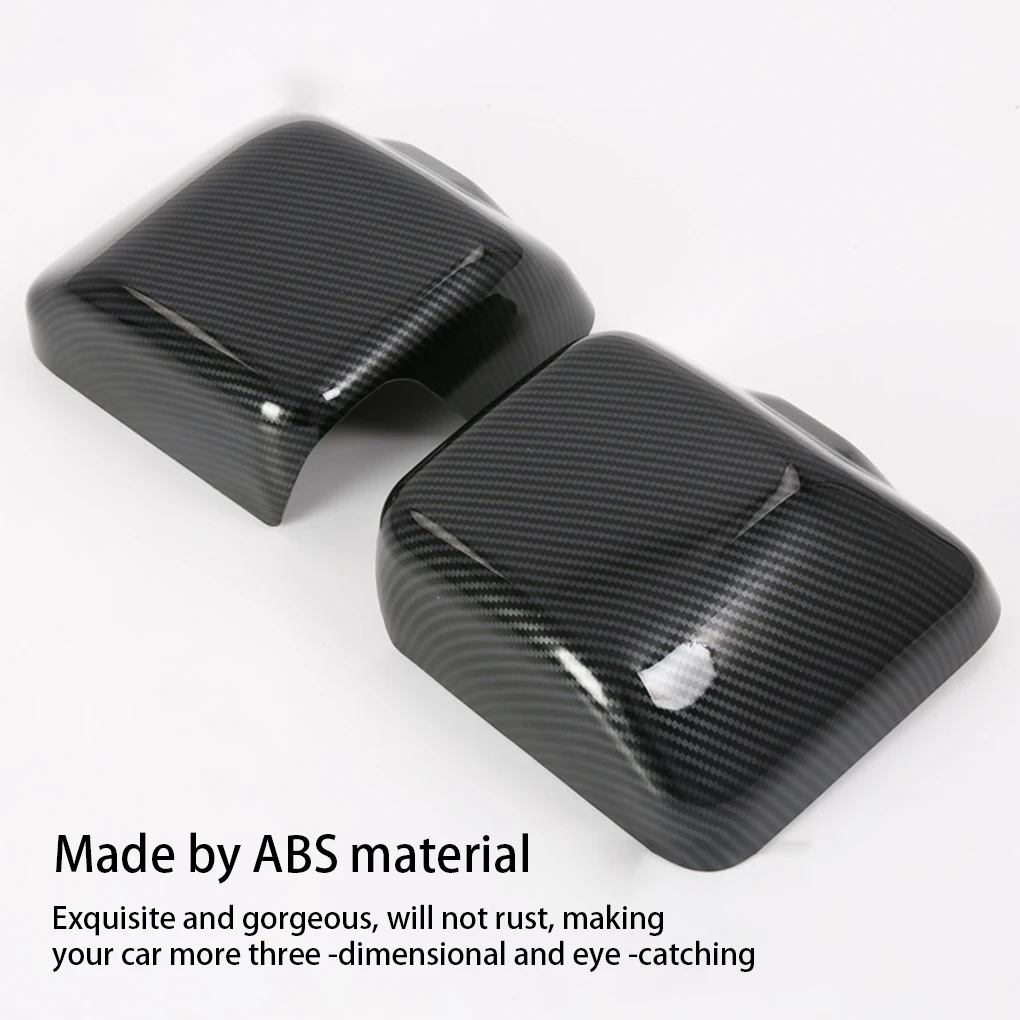 

2 Pcs Rearview Mirror Cover Door Weatherproof Trim Replacement for JL