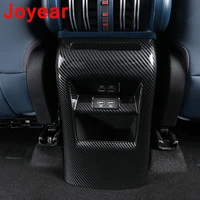 for byd atto 3 yuan plus ev 2021 2022 rear air outlet decorative frame armrest sticker scratch resistant protective accessories
