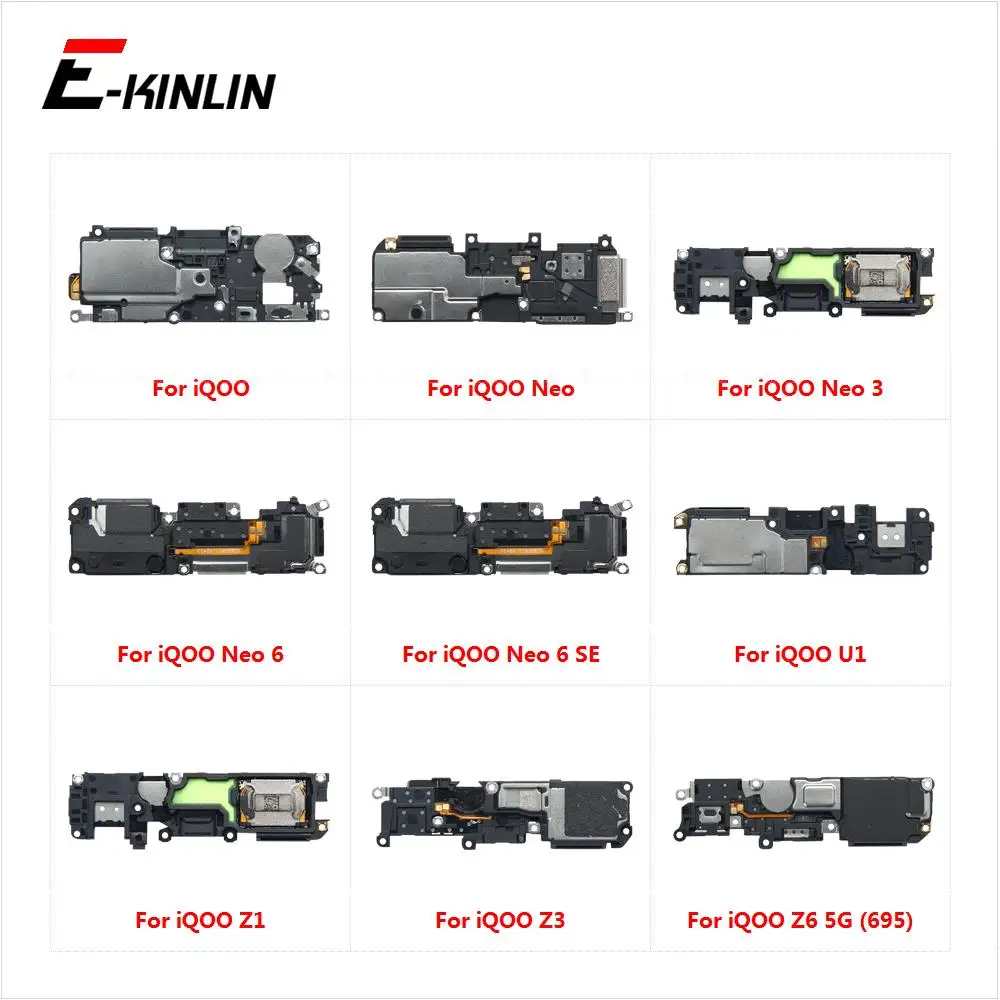 Модуль заднего зуммера громкоговоритель гибкий кабель для Vivo iQOO Neo 3 6 SE U1 Z1 Z1x Z3 Z6 5G