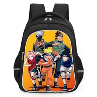 naruto backpacks cartoon school bags double layer large capacity anime figures kids bags big capacity travel bag birthday gifts