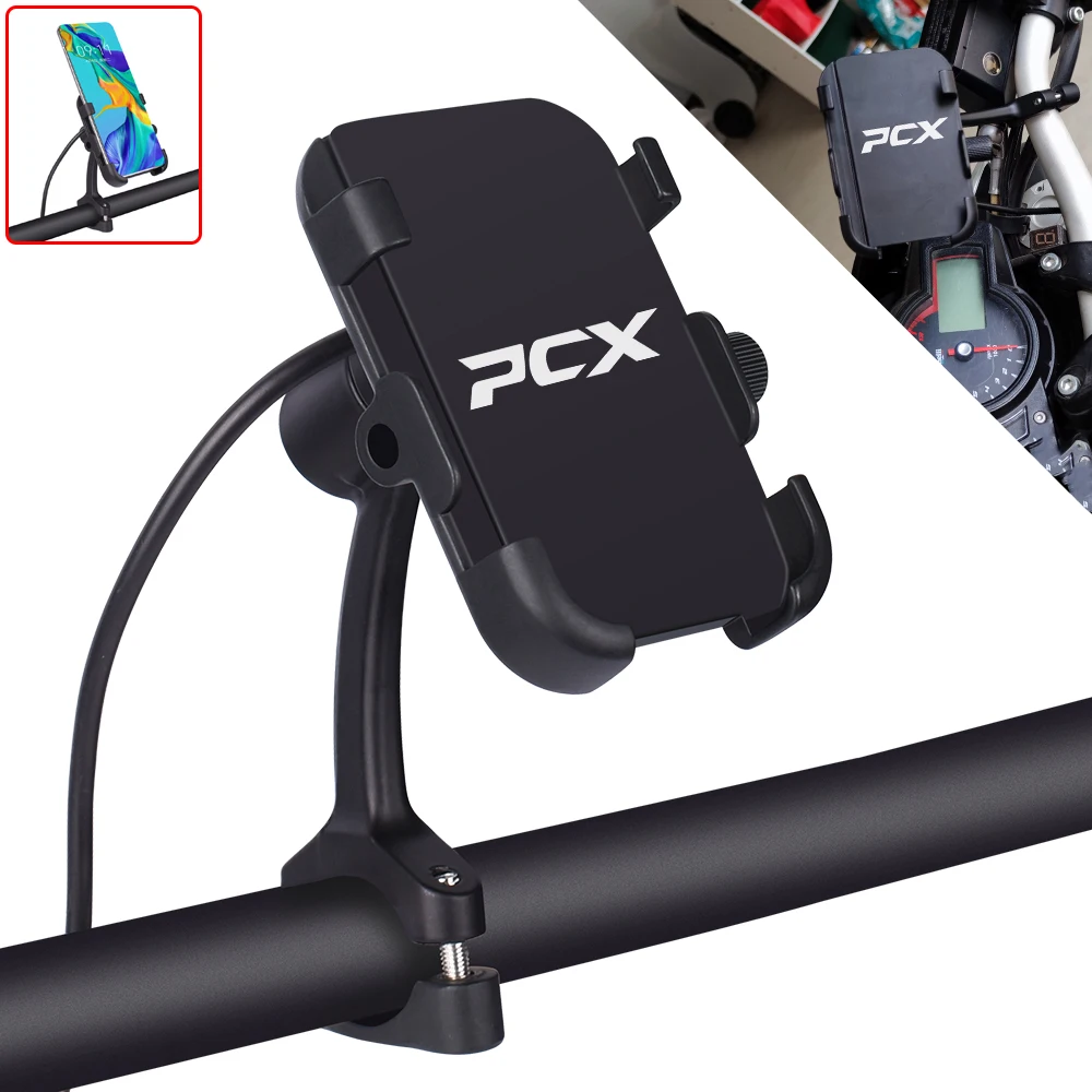 For HONDA PCX125 PCX 125 PCX150 PCX 150 PCX160 2018-2021 Motorcycle Accessories handlebar Mobile Phone Holder GPS stand bracket