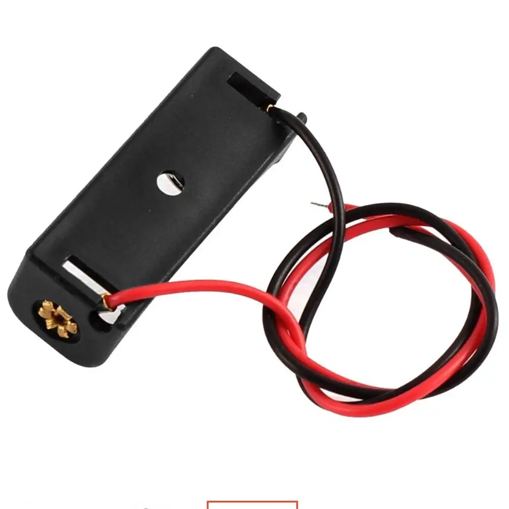 

Portable 23a/a23 Battery (12v) Clip Holder Box Case With Cord High-quality Plastic Bracket Clip Type for Welding/connection