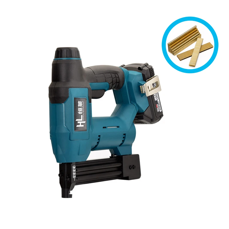 

HENGLAI In Stock!!! Max Length Of Nails 8 Gauge Brand Nails 10 To 30mm Strong Cordless Concrete Electric Nail Gun