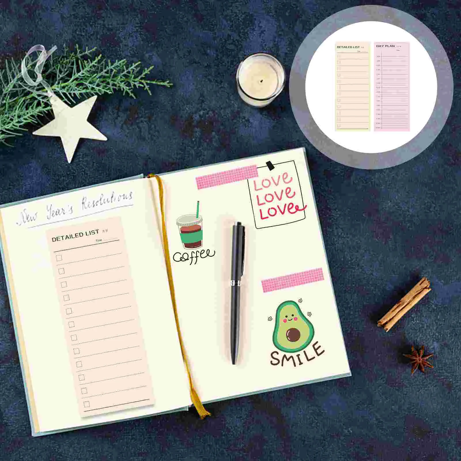 

Memo Planner List Sticky Appointment Notebookdo Pad Pads Daily Notepad Tearable Book Schedule Office Notepads Post Self Note