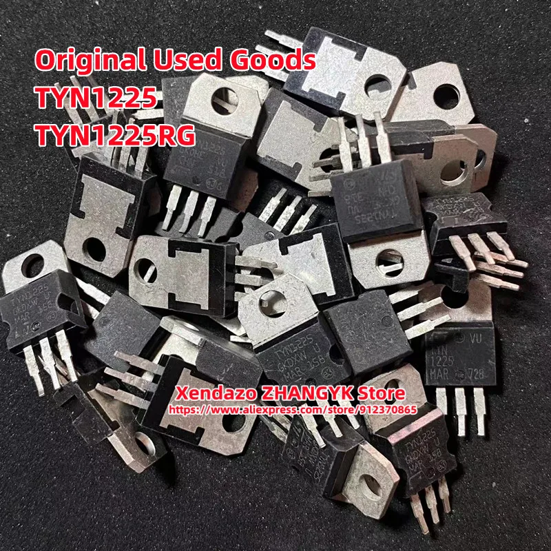

10pcs/lot TYN1225 TYN1225RG one-way thyristor 25A 1200V Unidirectional SCR TO-220 Large chip power tube