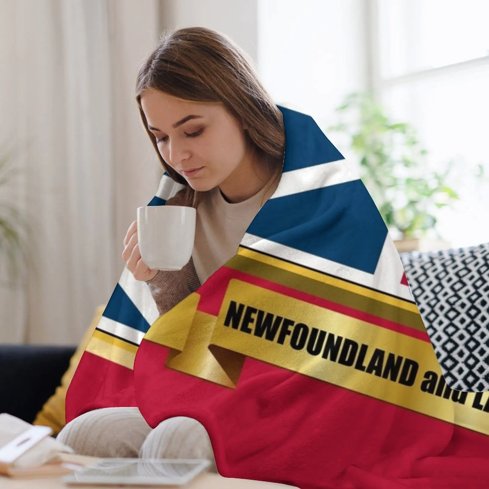 NEWFOUNDLAND и LABRADOR Подарки маски наклейки товары с флагом (GF) Одеяло Hairys Одиночные