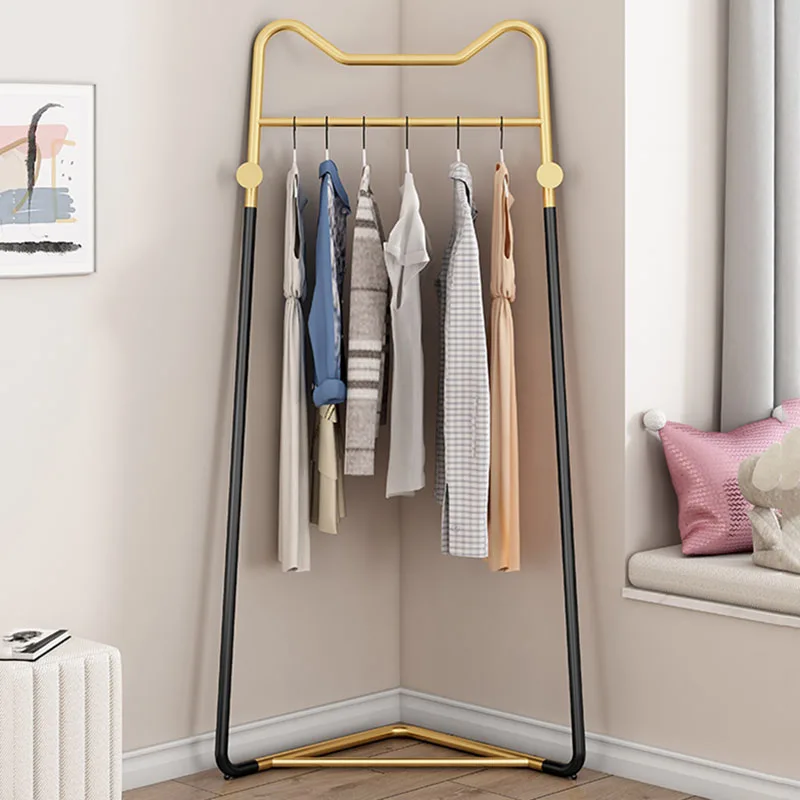 

Clothes Rack Place Saving Organizer Aesthetic Standing Coat Rack Corner Hanger Bedroom Recibidor De Entrada Mueble Furniture