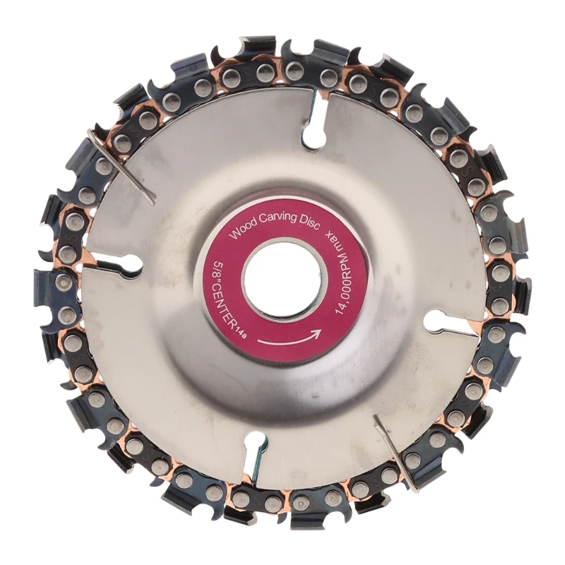 

Pink Carving Disc Set with Chain Disc & Garden Tools Blades Replacement