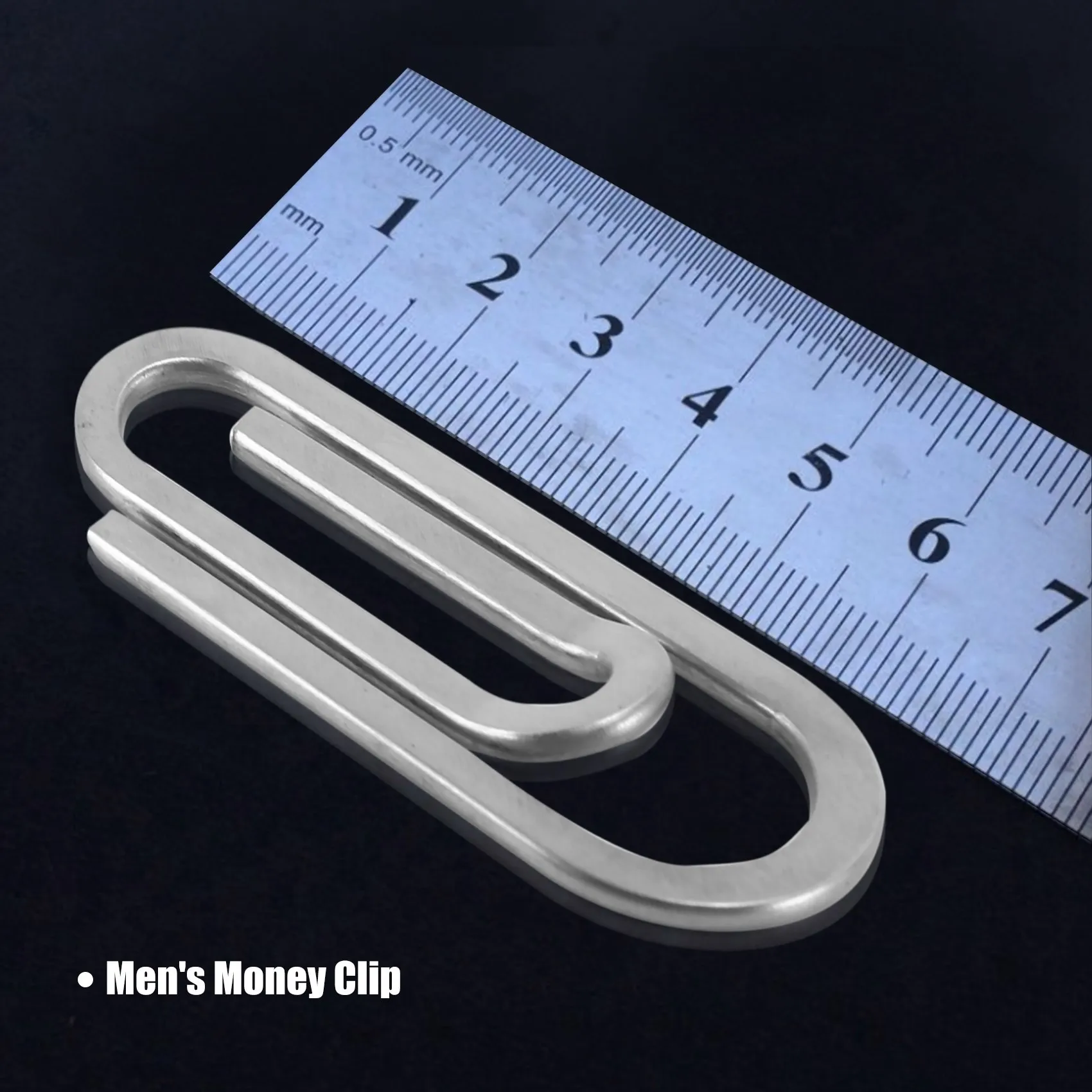 

Stainless Steel Clip Money Clip Silver Man