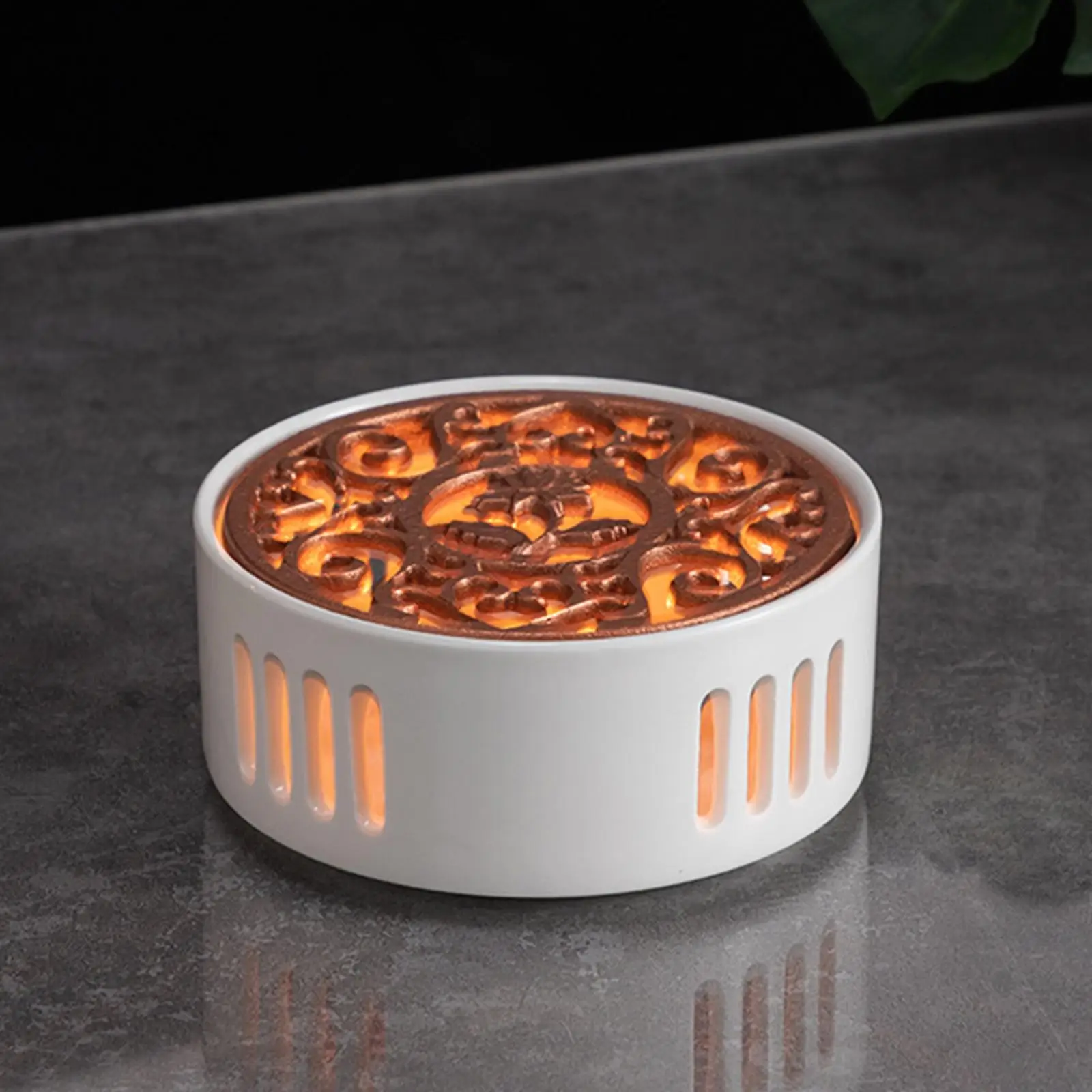 Углубление для подогрева чая свеча изоляция подставка домашнего заварника