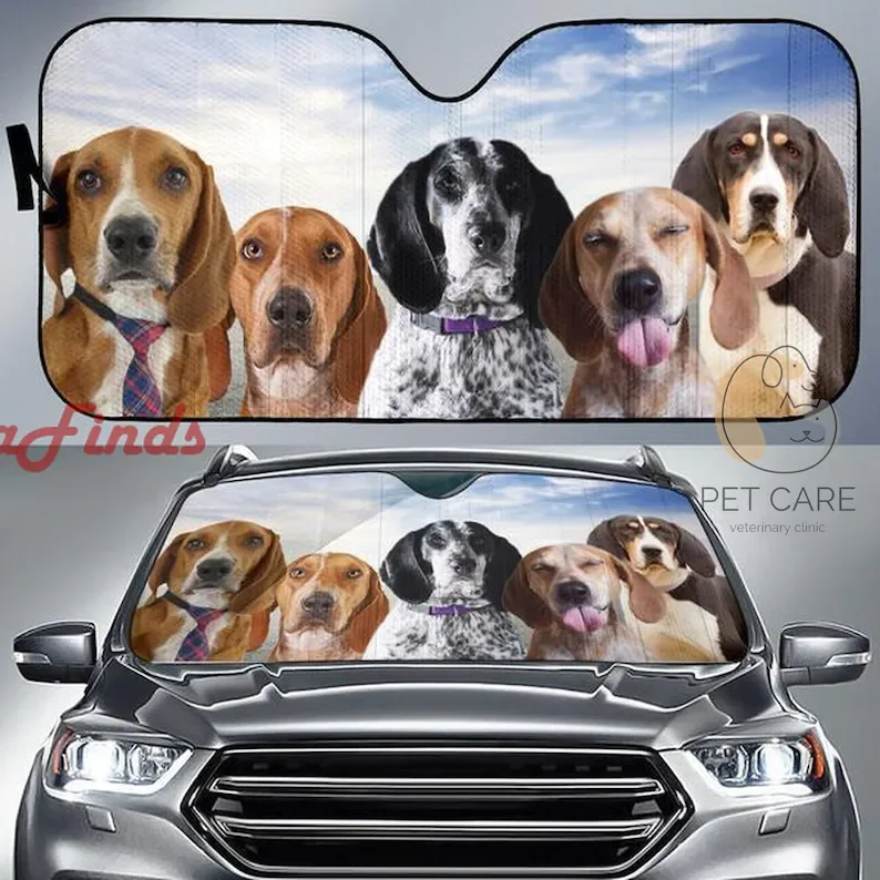 

American English Coonhound Auto Sun Shade Amazing Best Gift Ideas 2022