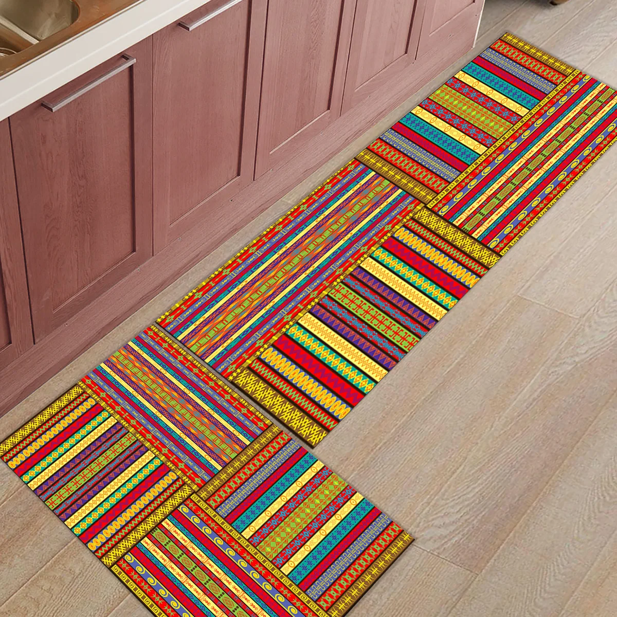 

Afrian этнический красочный кухонный коврик, коридор, спальня, гостиная, украшение, напольный ковер, балкон, длинный ковер