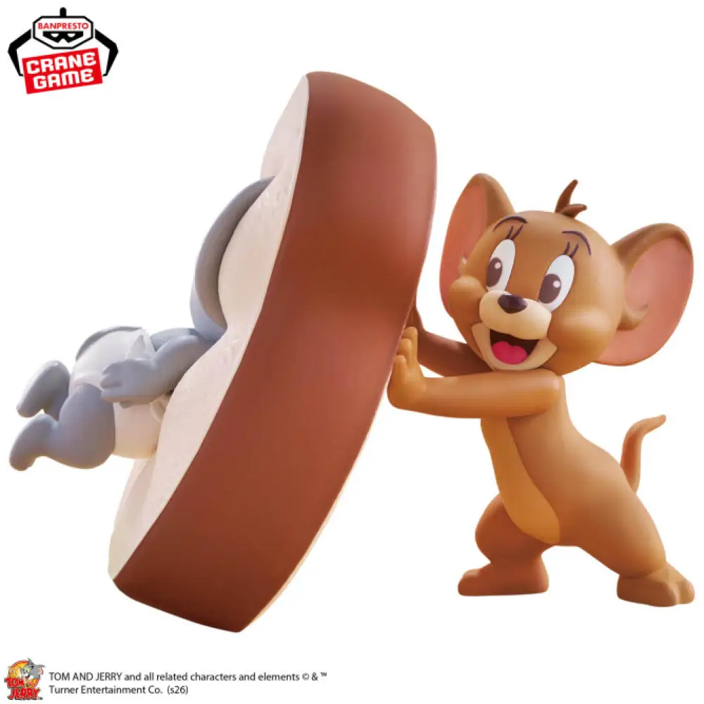 Фото Официально лицензированная фигурка Banpresto Yummy Bread Jerry Tuffy: Модель персонажа из аниме «Том и Джерри: Перекресток судьбы» №3