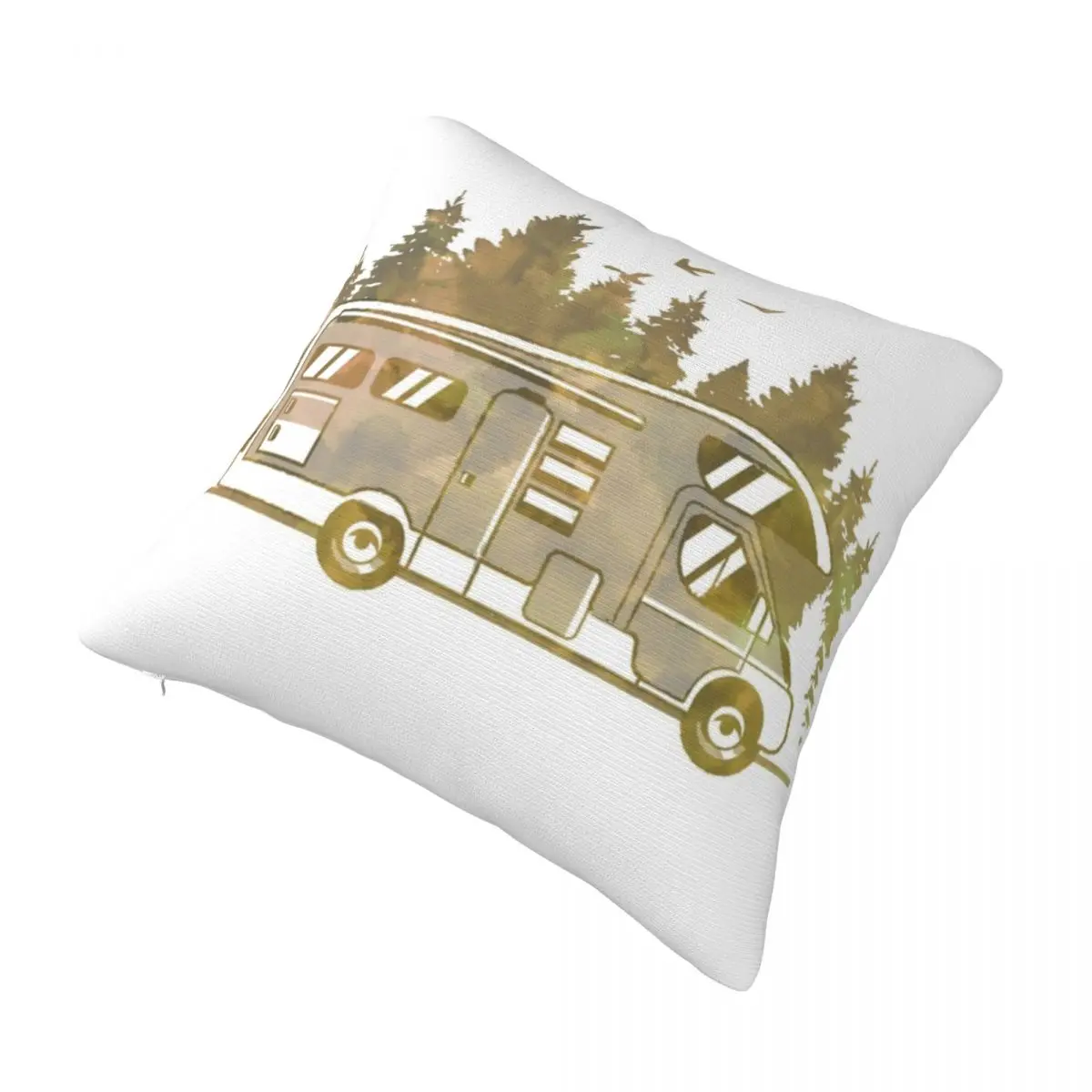 

Lets Go On An Adventure Square Pillowcase Polyester Pillow Cover Velvet Cushion Decor Comfort Throw Pillow For Home Sofa