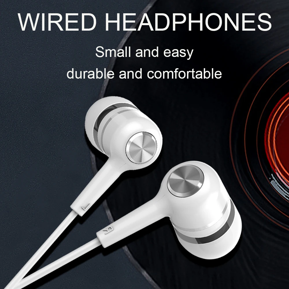 Проводные наушники с шумоподавлением стереонаушники-вкладыши басовая