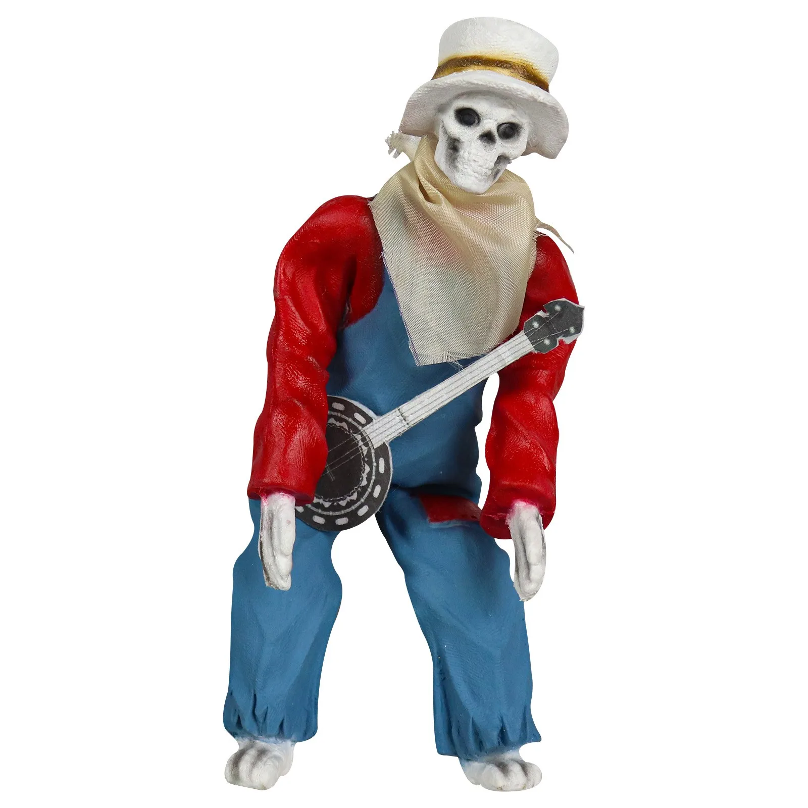 

Праздничное украшение, гитара со скелетом, латексное украшение для дома, белые пластиковые украшения для рукоделия