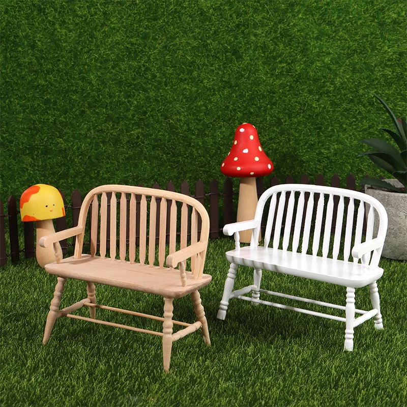 

1:12 Миниатюрный Кукольный домик, двойное кресло, мебель для влюбленных, домашняя модель, декоративная игрушка, аксессуары для кукольного домика