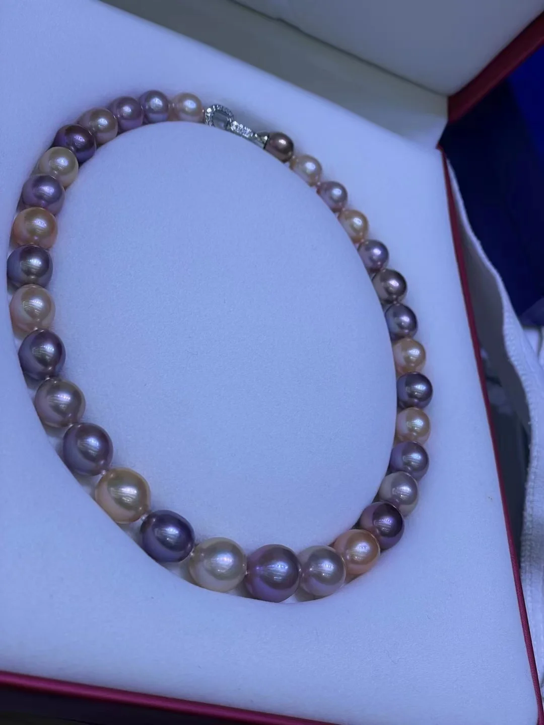 

Ожерелье женское из натурального пресноводного жемчуга, 10-12 мм