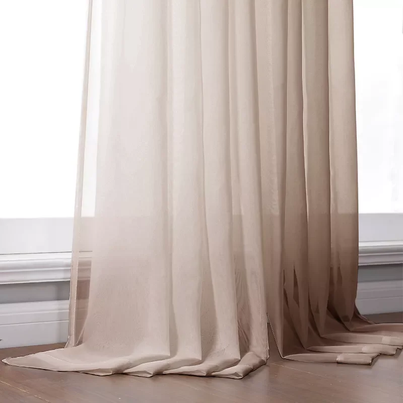 

Solid Color Tulle Sheer Window Curtains for the Living room Bedroom Modern Chiffon Kitchen Finished Window Treatment
