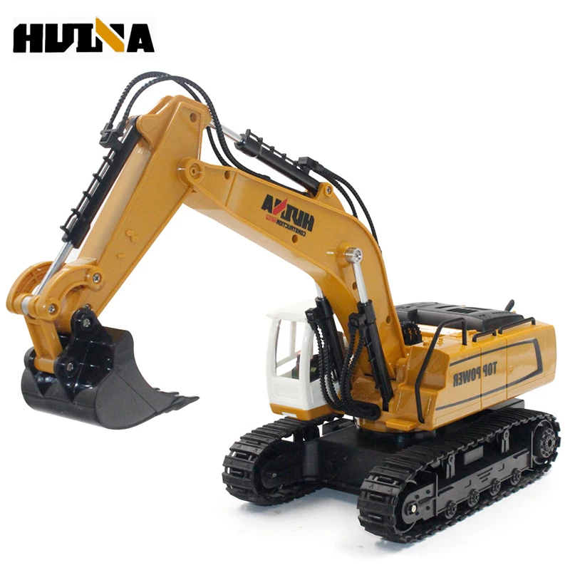 

Huina 1331 9-channel Remote Control Excavator Alloy Version 2.4G Wireless Large Remote Control Car Engineering Vehicle Excavator
