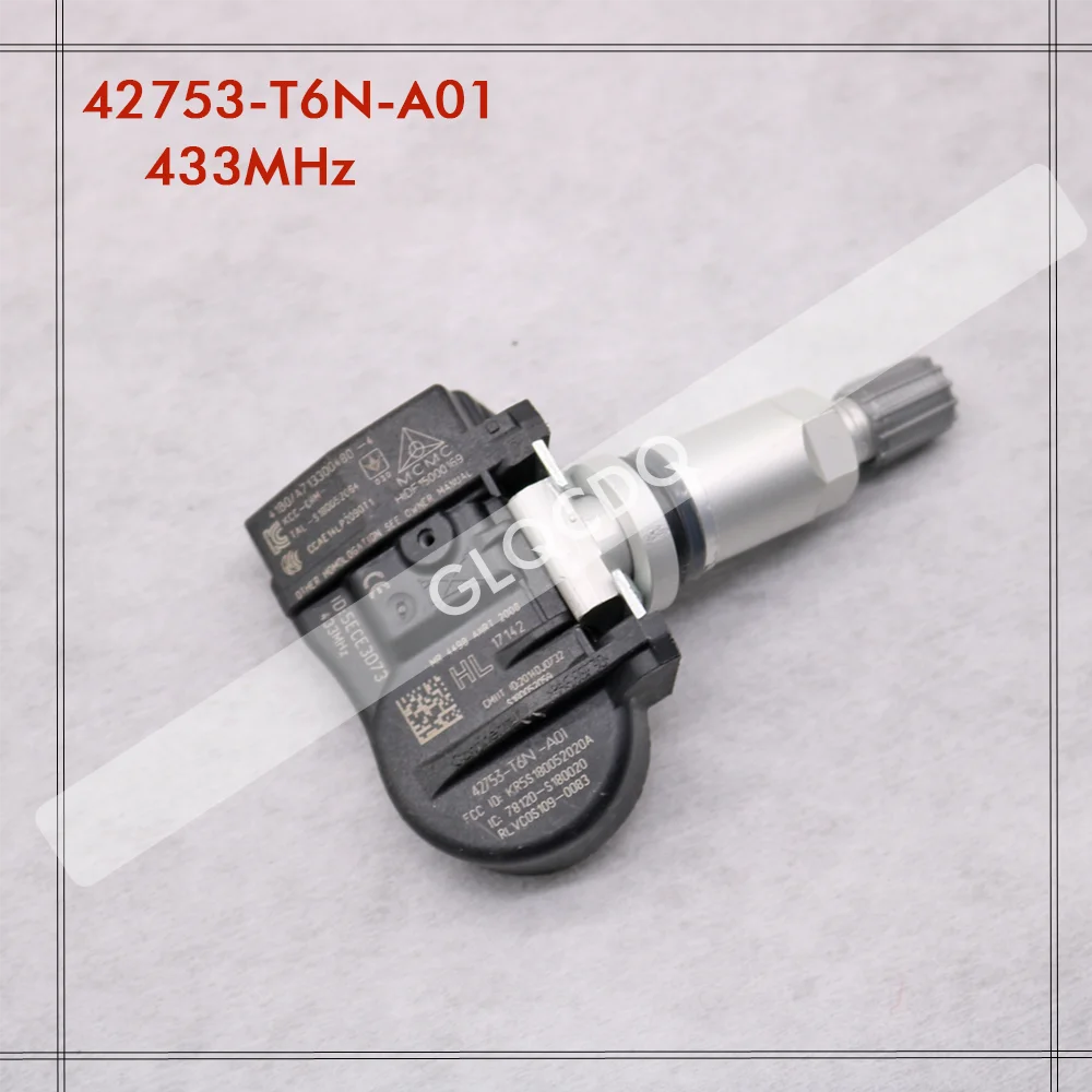 Датчик давления в шинах HONDA RIDGELINE TPMS 2016 МГц для 2023-433 гг., датчик давления в шинах HONDA 42753-T6N-A01 42753-TG7-A51