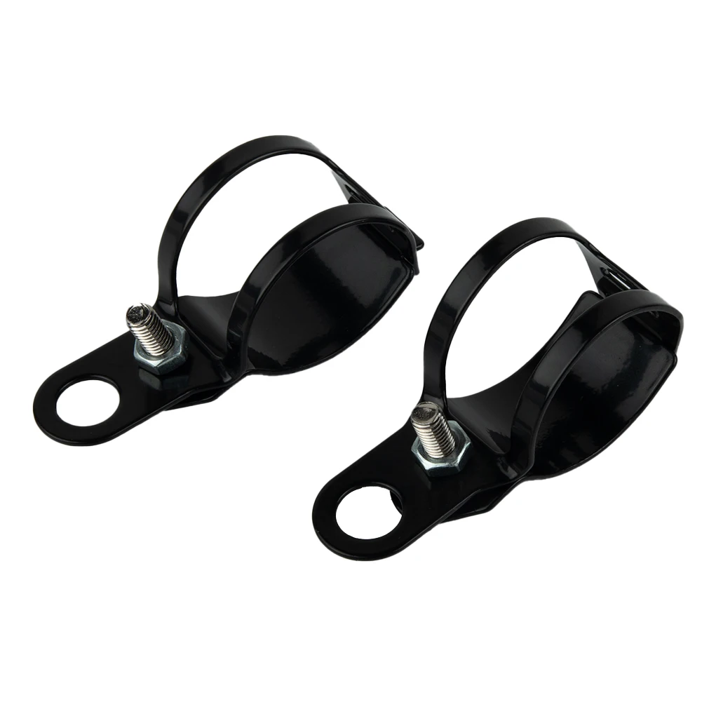 

2pcs Universal Motorcycle Fork Mount Bracket Clamp Holder Aluminum Alloy 35-50mm Spot Fog Light Turn Signal Bracket Accessories