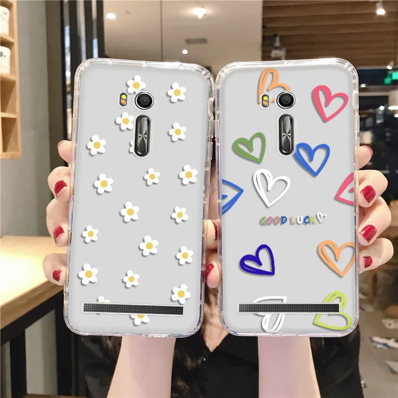 

Case For Asus Zenfone 4 Selfie Max Pro 3 ZE552KL ZE520KL Max Pro M2 Go ZB552KL Heart Capa