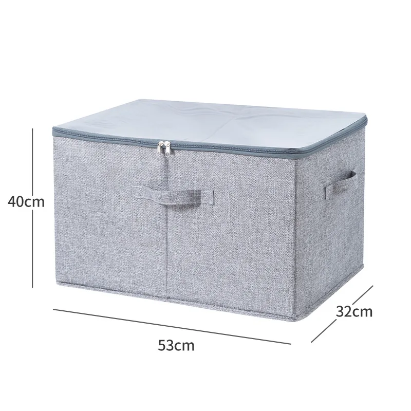 Вместительная коробка для хранения обуви регулируемый нетканый ящик с крышкой