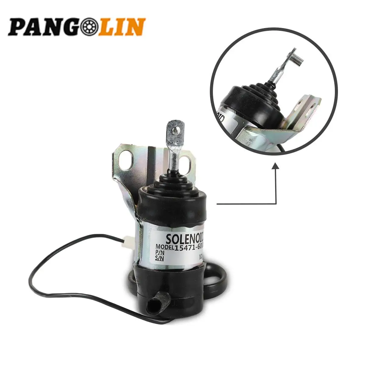 052600 -1000 15471-60010 Соленоид остановки топлива 12 В -1001 Для Kubota KX161-2 V2203 KX101 Z482 D722 KX161 KX151