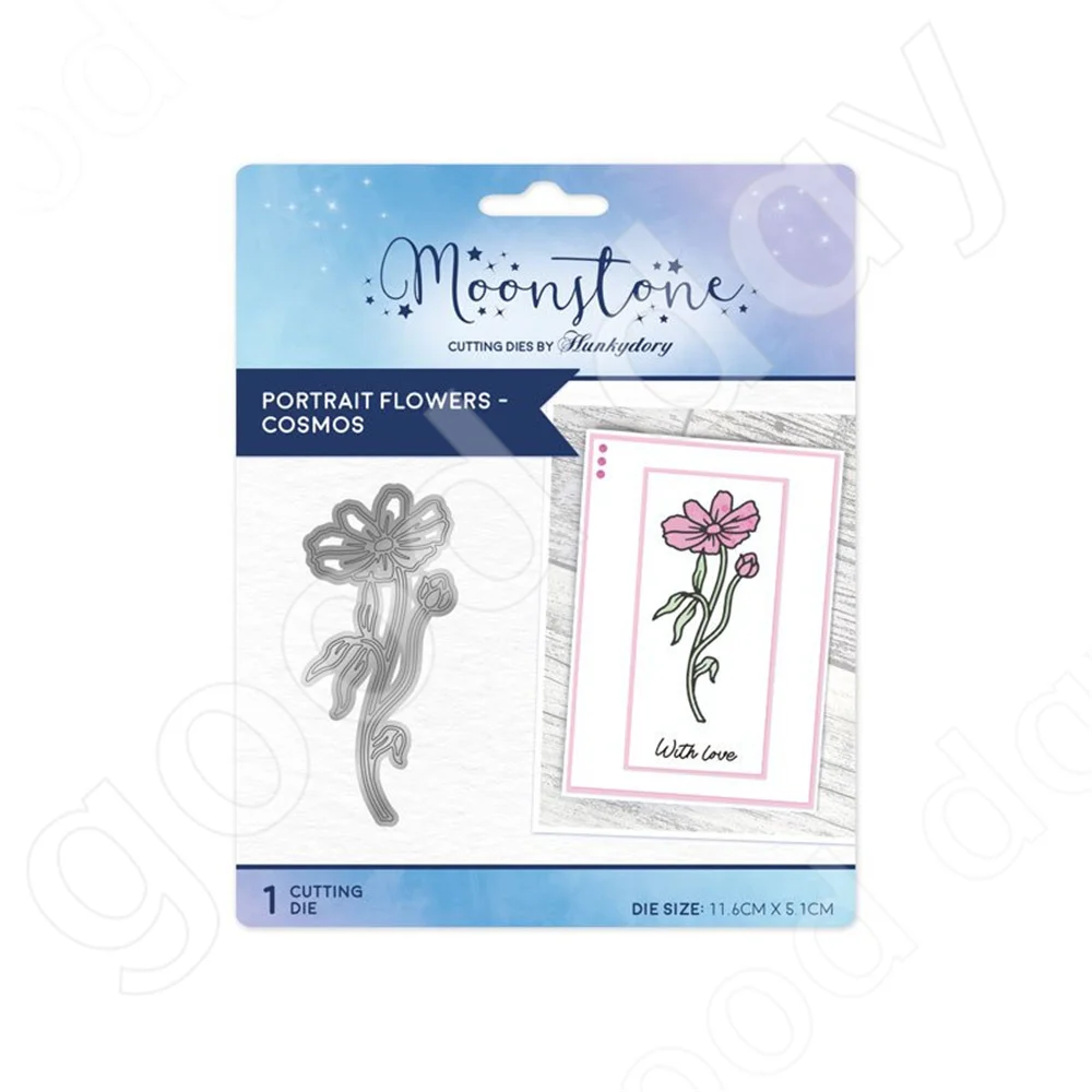 

New,Portrait Flowers Cosmos,metal Cutting Dies Scrapbooking Diy Decoration Craft Embossing 2022 spring