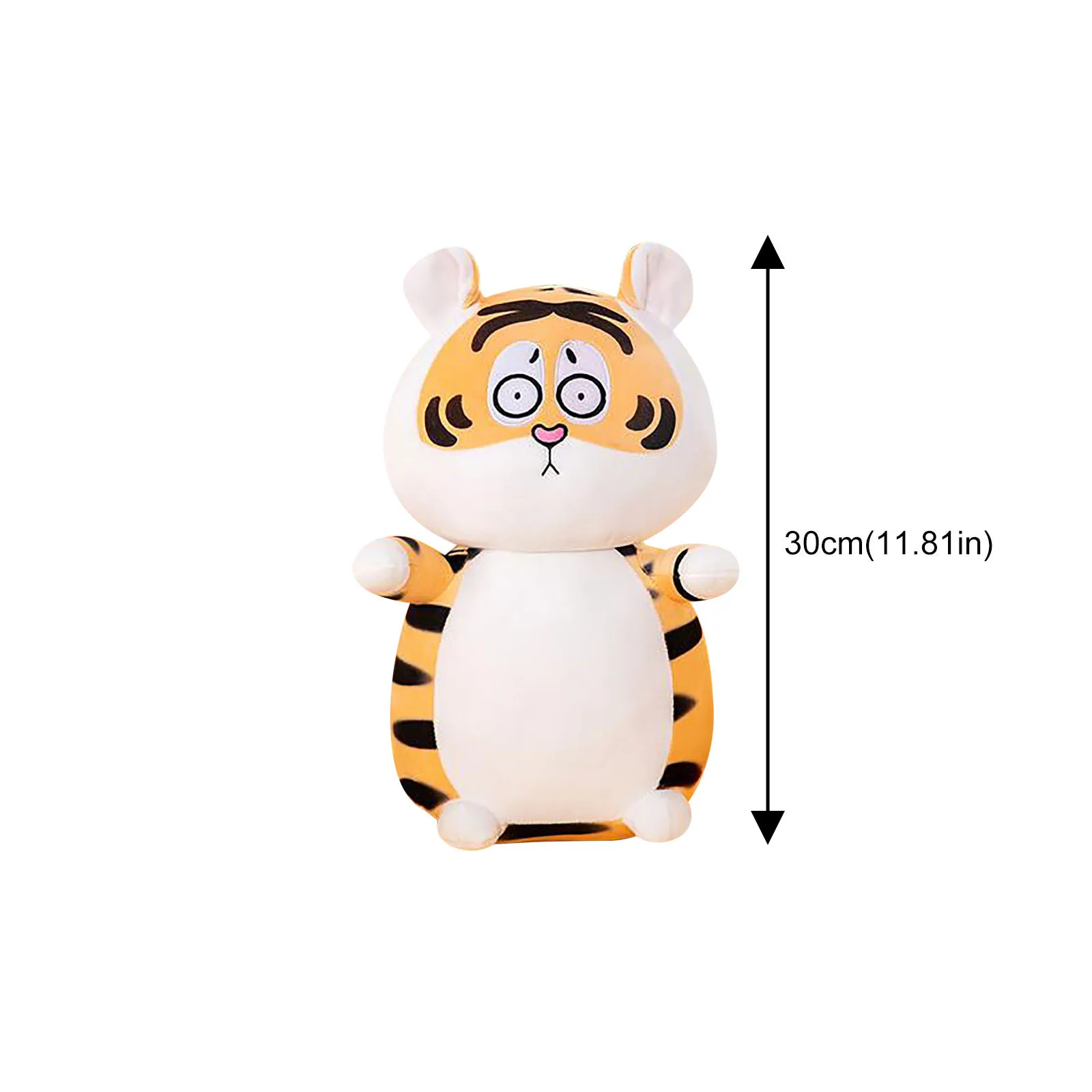 

Dug Plush Gift Fat-Tiger Mascot Doll Year Toy Plush The-Tiger Children's Birthday 2022 Of Plush toy 50cm Cat Plush