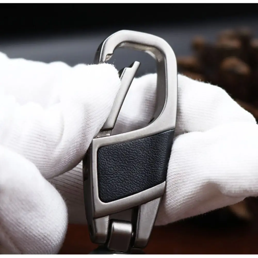 Брелок из нержавеющей стали для автомобильных ключей прочный брелок натуральной