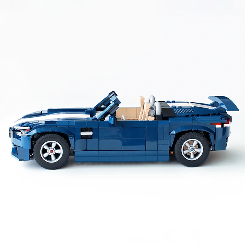 Фото Набор строительных блоков MOC Mercedes-AMG GT Roadster, 1179 деталей, для сборки модели, конструктор для экспертов, развивающая игрушка, рождественский подарок №2