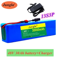 48v lithium battery 48v 30ah 1000w 13s3p lithium ion battery pack for 54 6v e bike electric bicycle scooter with bmscharger