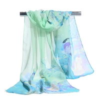 womens fashion long scarves soft silk wrap lady shawl chiffon scarf spring silk