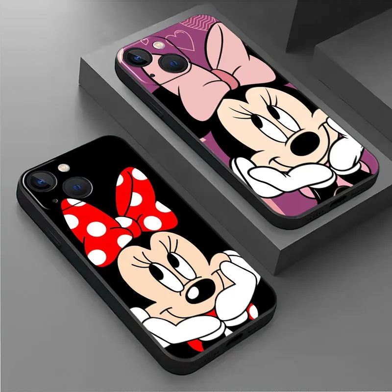 

Celular Case For iPhone 13 14 12 11 Pro Max 7 8 6 6S 5 5S 14 Plus XS max XR X SE Phone funda Cover Mickey Mouse Minnie Mouse